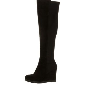 Gently Used Stuart Weitzman Wedge Knee Boot